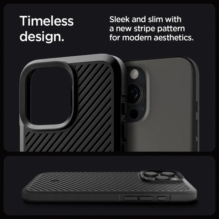 Spigen Core Armor iPhone 16 Pro Case - Matte Black - Cell phone cases and covers<<<HurtelXML