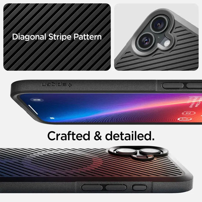 Spigen Core Armor Mag Case with MagSafe for iPhone 16 - Matte Black - Cell phone cases and covers<<<HurtelXML