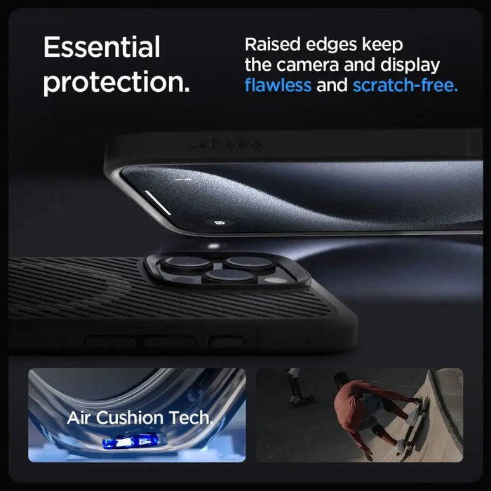 Spigen Core Armor Mag Case with MagSafe for iPhone 16 Pro - Matte Black - Cell phone cases and covers<<<HurtelXML