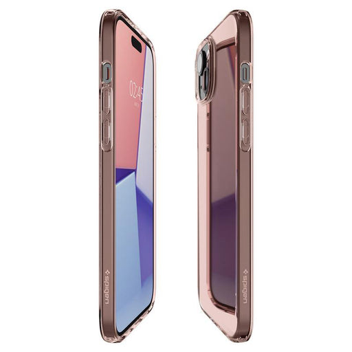Spigen Crystal Flex iPhone 15 Plus Case - Pink/Transparent - Cell phone cases and covers<<<HurtelXML