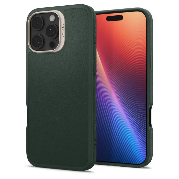 Spigen Cyrill Kajuk Mag iPhone 16 Pro Case - Green - Cell phone cases and covers<<<HurtelXML