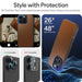 Spigen Cyrill Kajuk Mag iPhone 16 Pro Max Case - Brown - Cell phone cases and covers<<<HurtelXML