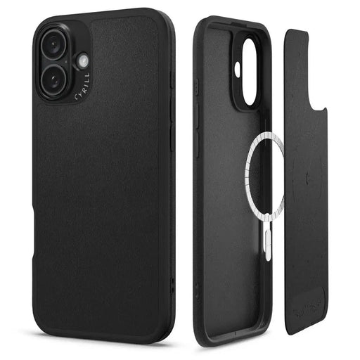 Spigen Cyrill Kajuk Mag MagSafe case for iPhone 16 - black - Cell phone cases and covers<<<HurtelXML