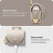 Spigen Cyrill Mini Bag for AirPods 4 - Beige - Cell phone cases and covers<<<HurtelXML