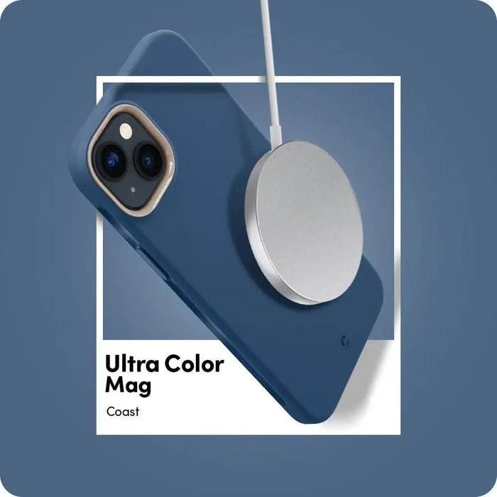 Spigen Cyrill Ultra Color Mag Case with MagSafe for iPhone 14 Plus - Navy Blue - Cell phone cases and covers<<<HurtelXML