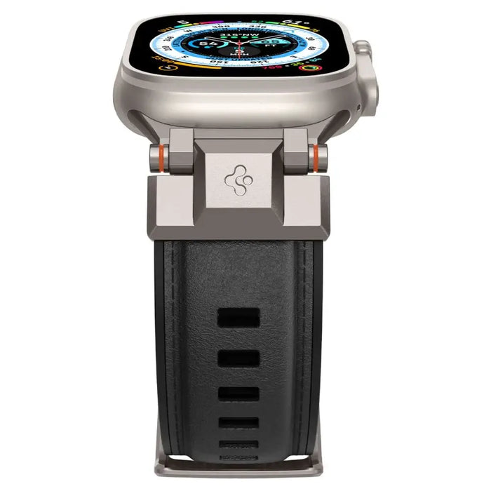 Spigen Durapro Armor PU Strap for Apple Watch 4/5/6/7/8/9/SE/Ultra 1/2 (42 / 44 / 45 / 49 mm) - Black - Other cell