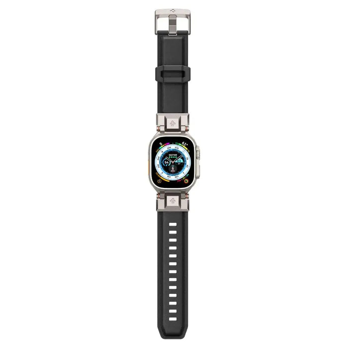 Spigen Durapro Armor PU Strap for Apple Watch 4/5/6/7/8/9/SE/Ultra 1/2 (42 / 44 / 45 / 49 mm) - Black - Other cell