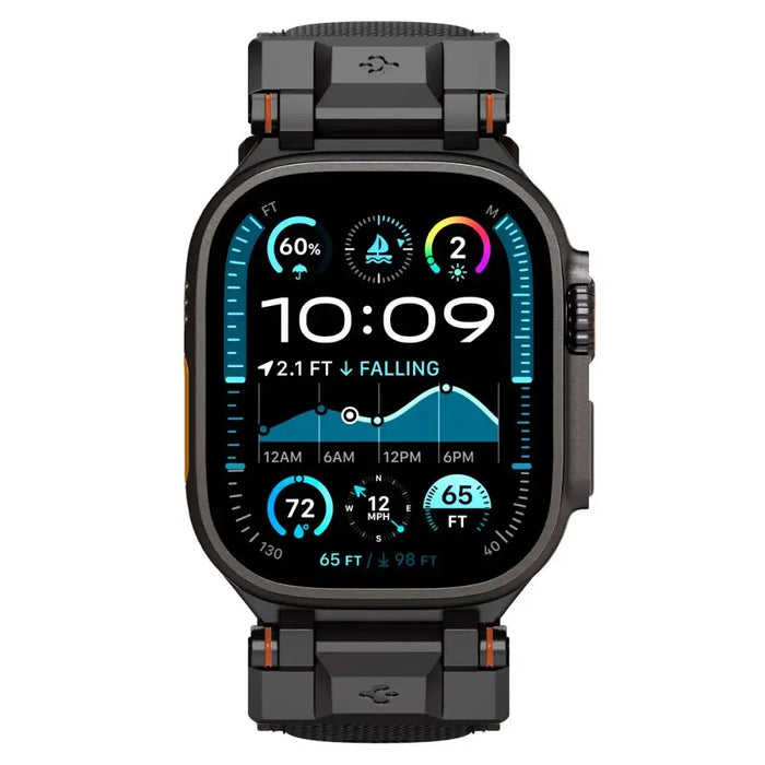 Spigen DuraPro Armor Strap for Apple Watch 44 / 45 / 46 / 49 mm - Black - Other cell phone equipment<<<HurtelXML