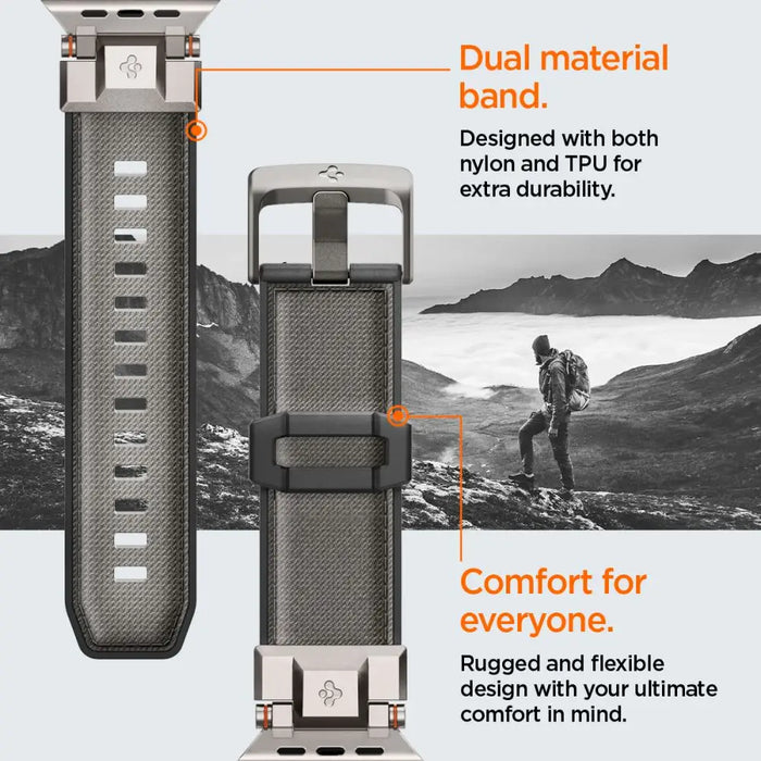 Spigen DuraPro Armor Strap for Apple Watch 44 / 45 / 46 / 49 mm - Gray - Other cell phone equipment<<<HurtelXML