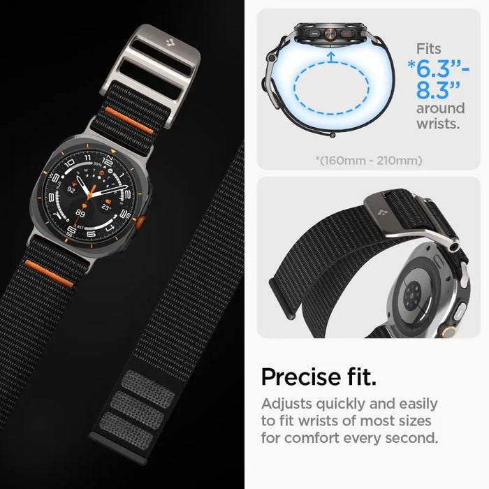 Spigen DuraPro Strap for Samsung Galaxy Watch Ultra 47mm - Black - Other cell phone equipment<<<HurtelXML