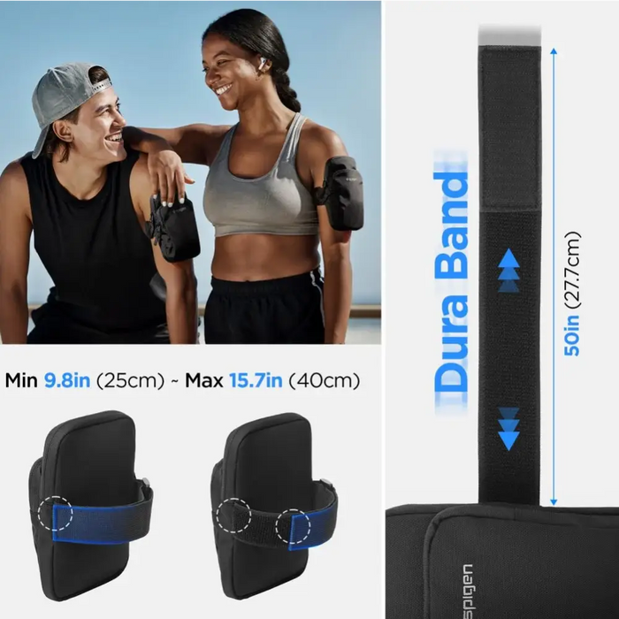 Spigen Dynamic Shield A702 Armband - Black - Sport products<<<HurtelXML