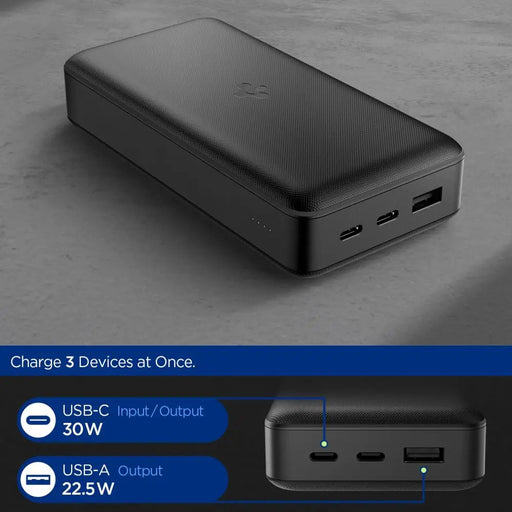 Spigen EA3020 20000mAh 30W Power Bank - Black - Powerbanks<<<HurtelXML