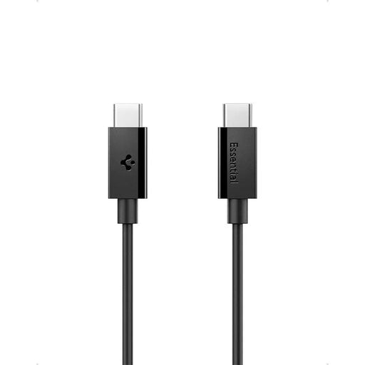 Spigen EB6020CC 60W Cable + USB-C / USB-C Cable 200 cm - Black - Cables and tapes<<<HurtelXML