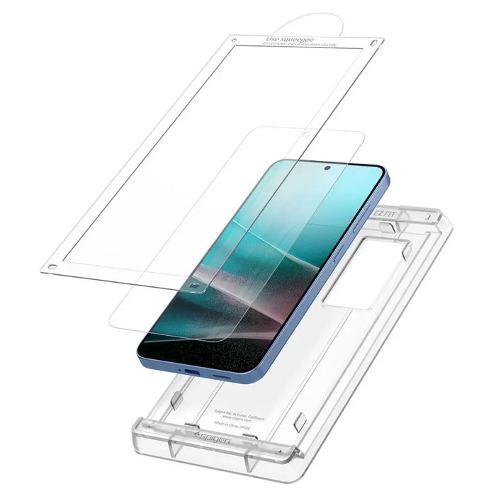 Spigen ELITE SHIELD EZ FIT Hybrid Glass for Samsung Galaxy S25 - Transparent - Cell phone tempered glass<<<HurtelXML