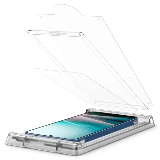 Spigen ELITE SHIELD EZ FIT Hybrid Glass for Samsung Galaxy S25 - Transparent - Cell phone tempered glass<<<HurtelXML