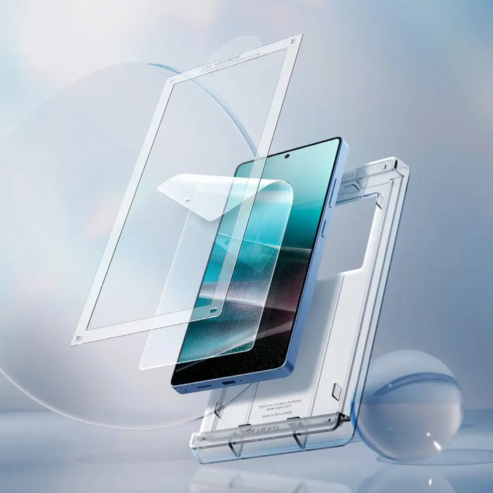 Spigen Elite Shield EZ FIT Hybrid Glass for Samsung Galaxy S25 Ultra - Transparent - Cell phone tempered