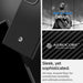 Spigen Enzo Aramid Case for Samsung Galaxy S24 Ultra - Matte Black - Cell phone cases and covers<<<HurtelXML