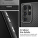 Spigen Enzo Aramid Case for Samsung Galaxy S24 Ultra - Matte Black - Cell phone cases and covers<<<HurtelXML