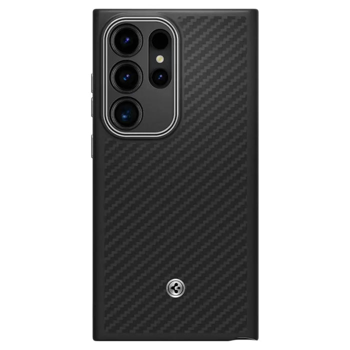 Spigen Enzo Aramid Case for Samsung Galaxy S24 Ultra - Matte Black - Cell phone cases and covers<<<HurtelXML