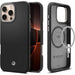 Spigen Enzo Aramid Mag Case with MagSafe for iPhone 16 Pro - Black and Silver - Cell phone cases and covers<<<HurtelXML
