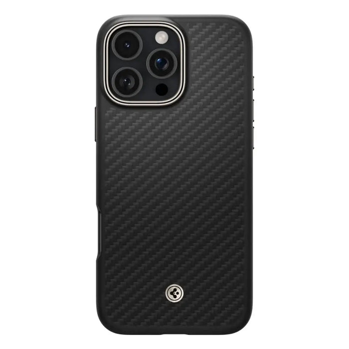 Spigen Enzo Aramid Mag Case with MagSafe for iPhone 16 Pro - Matte Black - Cell phone cases and covers<<<HurtelXML