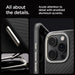Spigen Enzo Aramid Mag Case with MagSafe for iPhone 16 Pro - Matte Black - Cell phone cases and covers<<<HurtelXML