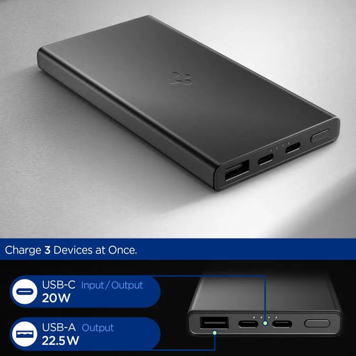 Spigen Essential EA2210 Power Bank 10000 mAh 22.5W - Black - Powerbanks<<<HurtelXML