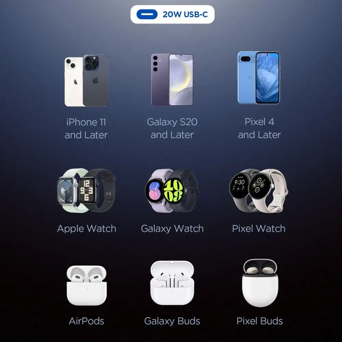 Spigen Essential EE201EU USB-C 20W Wall Charger - Black - Cell phone USB charger<<<HurtelXML