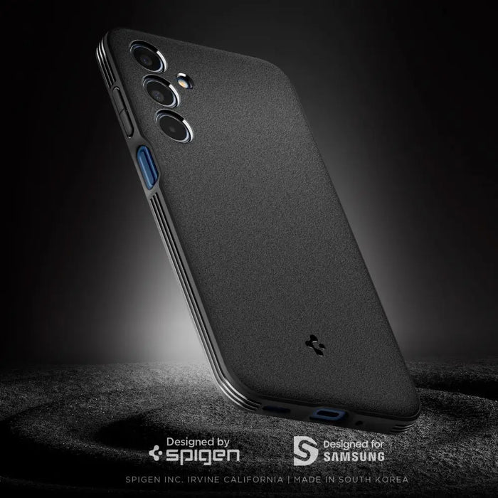 Spigen Essential SandBlast Case for Samsung Galaxy M35 5G - Black - Cell phone cases and covers<<<HurtelXML