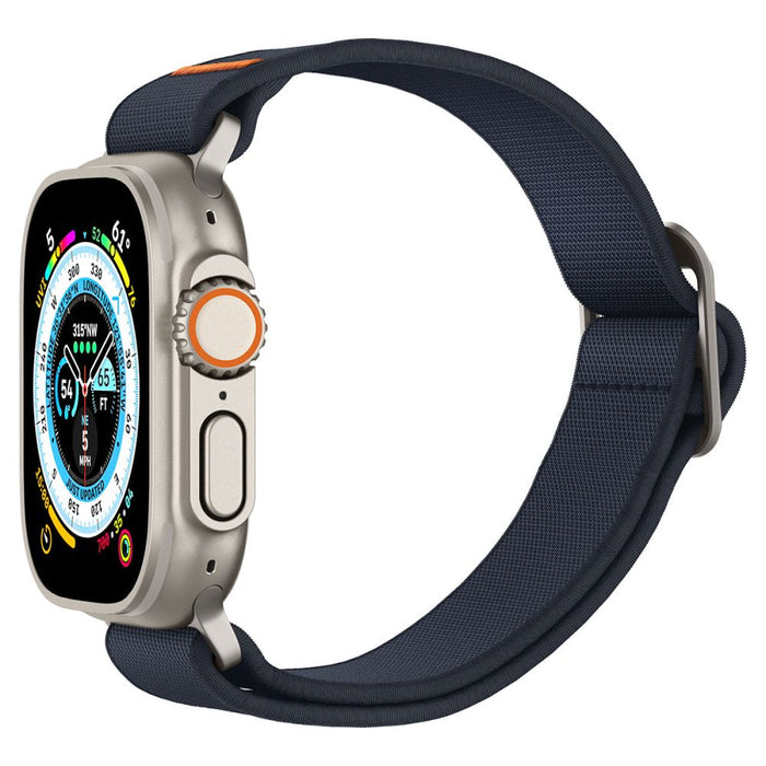 Spigen Fit Lite Ultra Strap for Apple Watch 4/5/6/7/8/9/SE/Ultra (42/44/45/49 mm) - Navy Blue - Cell phone cases