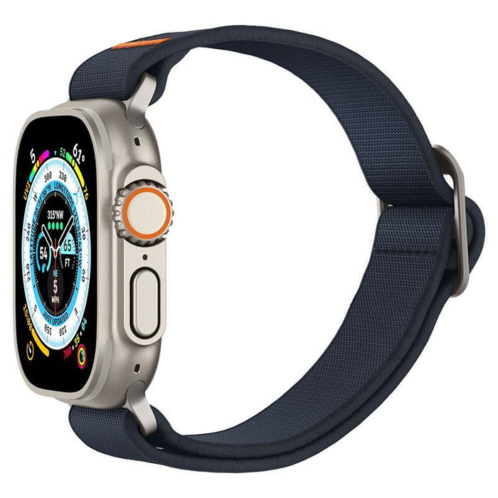 Spigen Fit Lite Ultra Strap for Apple Watch 4/5/6/7/8/9/SE/Ultra (42/44/45/49 mm) - Navy Blue - Cell phone cases