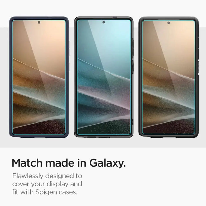 Spigen Glas.tR EZ FIT 2-pack tempered glass for Samsung Galaxy S25 Ultra - transparent - Cell phone tempered