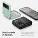 Spigen Glas.tR EZ Fit FC Tempered Glass with Hinge Film for Samsung Galaxy Z Flip 4 - Black 2 pcs. - Cell phone