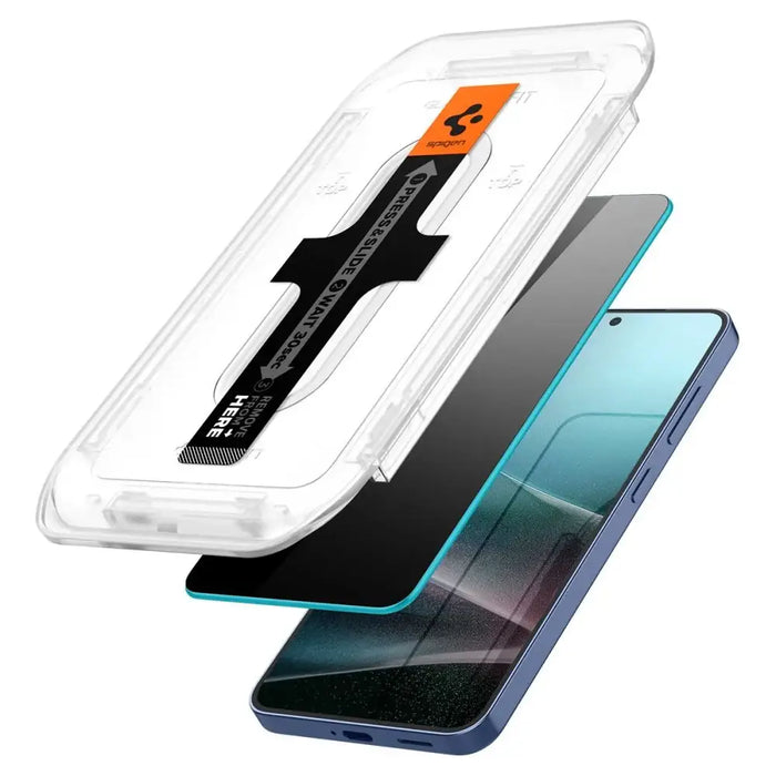 Spigen Glas.TR ’Ez Fit’ Privacy HD 2-pack privacy glass for Samsung Galaxy S24 / S25 - Cell phone tempered