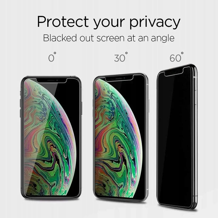 Spigen Glas.tR EZ Fit Privacy Tempered Glass for iPhone 11 / XR - Cell phone tempered glass<<<HurtelXML