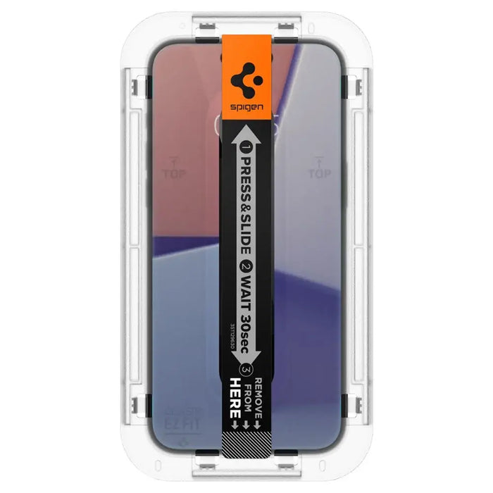 Spigen Glas.tR EZ Fit Privacy Tempered Glass for iPhone 15 Pro Max - Cell phone tempered glass<<<HurtelXML