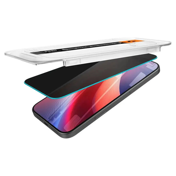 Spigen Glas.tR EZ Fit Privacy Tempered Glass for iPhone 16 Pro - 2 pcs. - Cell phone tempered glass<<<HurtelXML