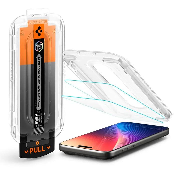 Spigen Glas.TR EZ Fit Pro Tempered Glass for iPhone 16 Pro Max / 17 Pro Max - Transparent - Cell phone tempered