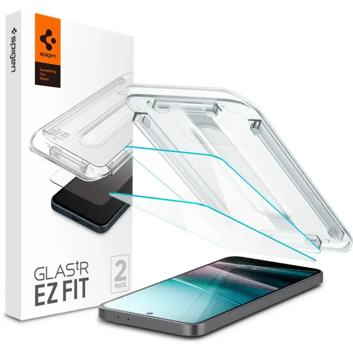 Spigen Glas.TR ’Ez Fit’ Tempered Glass 2-pack for Samsung Galaxy A36 5G - Transparent - Cell phone tempered