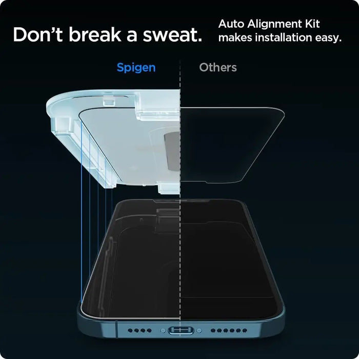 Spigen Glas.tR EZ Fit Tempered Glass for iPhone 12 Pro Max - 2 pcs. - Cell phone tempered glass<<<HurtelXML