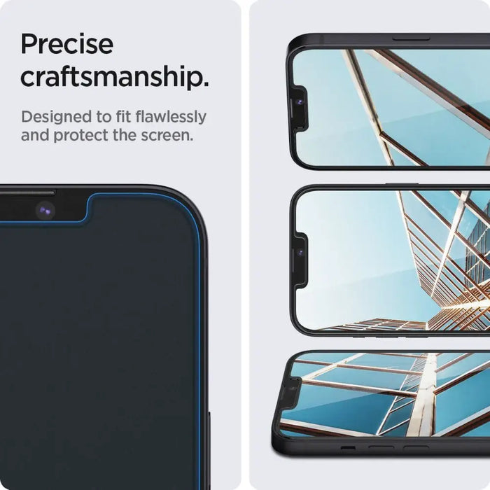 Spigen Glas.tR EZ Fit Tempered Glass for iPhone 13 / 13 Pro / 14 / 16e - 2 pcs. - Cell phone tempered glass<<<HurtelXML