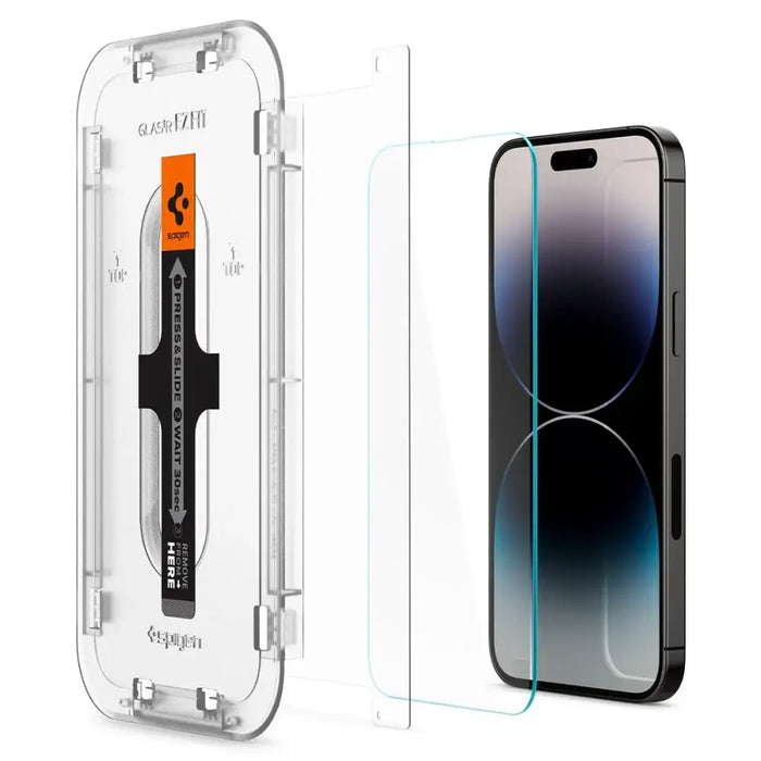 Spigen Glas.tR EZ Fit tempered glass for iPhone 14 Pro - 2 pcs. - Cell phone tempered glass<<<HurtelXML