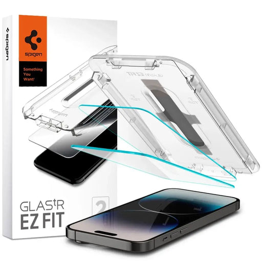 Spigen Glas.tR EZ Fit Tempered Glass for iPhone 14 Pro Max - 2 pcs. - Cell phone tempered glass<<<HurtelXML