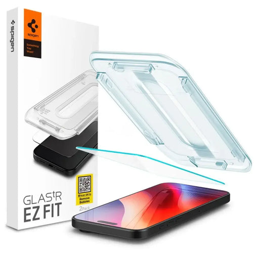 Spigen Glas.tR EZ Fit Tempered Glass for iPhone 15 / 16 - Cell phone tempered glass<<<HurtelXML
