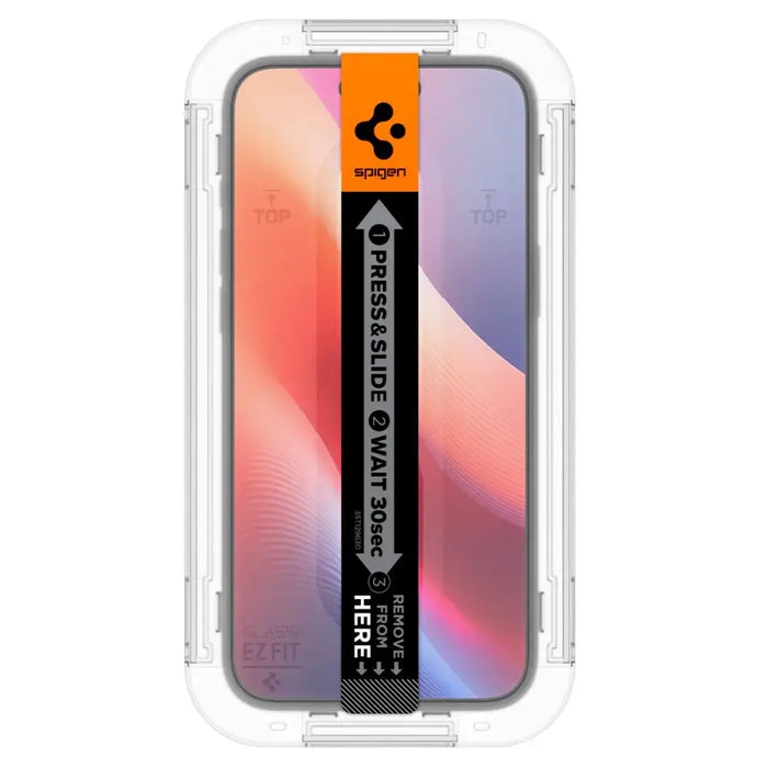 Spigen Glas.tR EZ Fit Tempered Glass for iPhone 15 / 16 - Cell phone tempered glass<<<HurtelXML