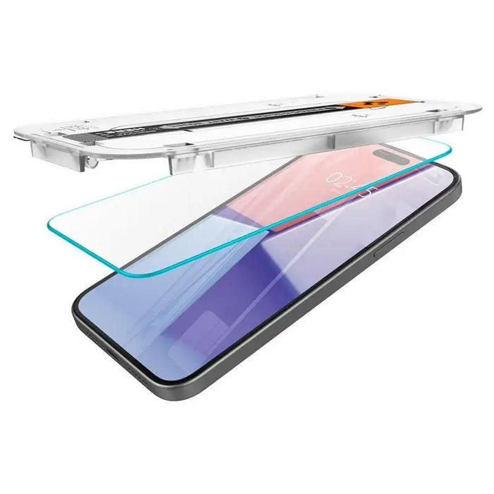 Spigen Glas.tR EZ Fit Tempered Glass for iPhone 15 Plus / 16 Plus - 2 pcs. - Cell phone tempered glass<<<HurtelXML