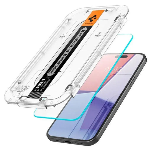 Spigen Glas.tR EZ Fit Tempered Glass for iPhone 15 Plus / 16 Plus - 2 pcs. - Cell phone tempered glass<<<HurtelXML