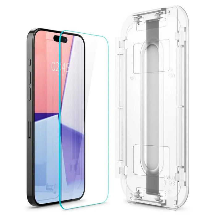 Spigen Glas.tR EZ Fit tempered glass for iPhone 15 Pro - 2 pcs. - Cell phone tempered glass<<<HurtelXML