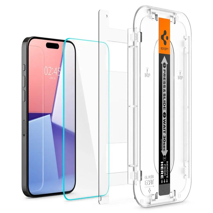 Spigen Glas.tR EZ Fit Tempered Glass for iPhone 15 Pro Max - Cell phone tempered glass<<<HurtelXML