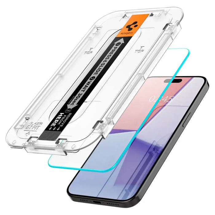 Spigen Glas.tR EZ Fit Tempered Glass for iPhone 15 Pro Max - Cell phone tempered glass<<<HurtelXML
